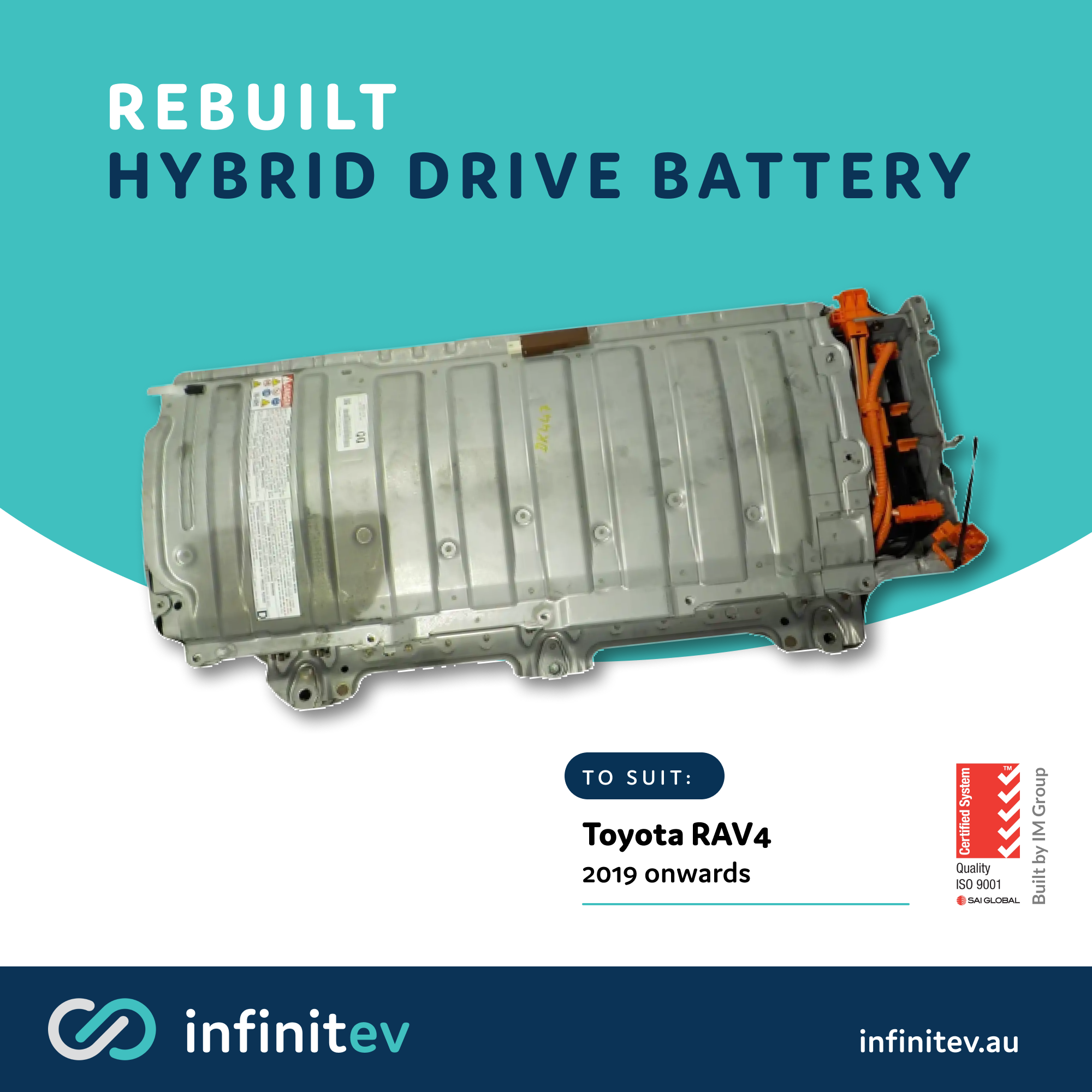 RAV4 hybrid replacement battery Infinitev