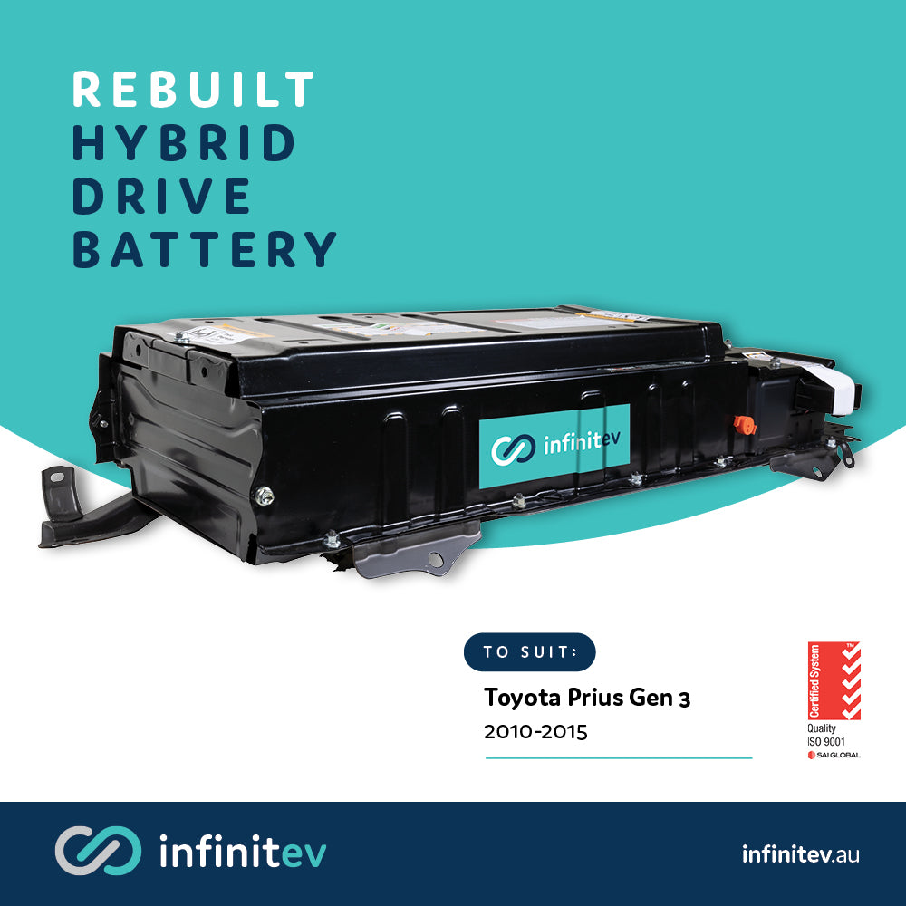 Infinitev Rebuilt Replacement  Hybrid Battery to suit Toyota Prius Gen 3 (ZVW30, 2009-2016)
