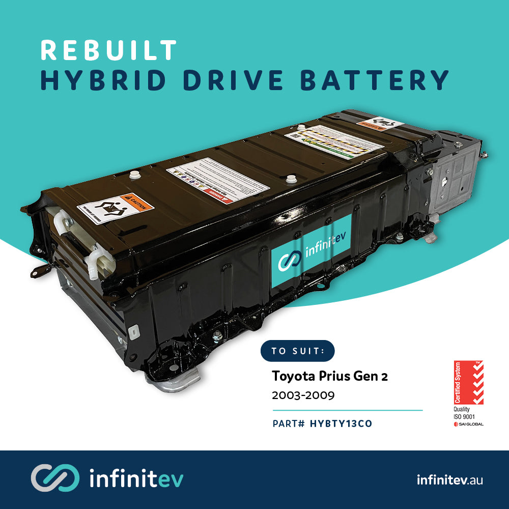Infinitev Rebuilt Replacement  Hybrid Battery to suit Toyota Prius Gen 2 (NHW20, 2003-2011)