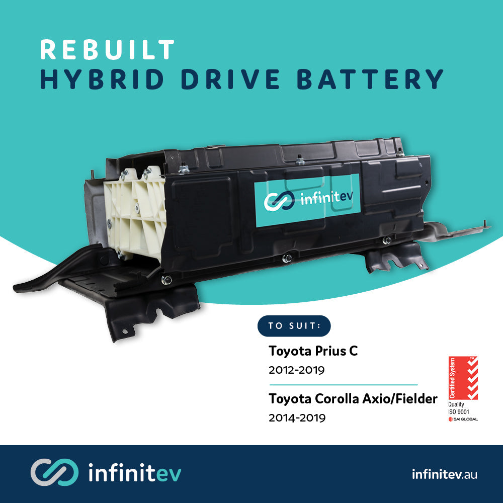 Infinitev Rebuilt Replacement  Hybrid Battery to suit Toyota Prius Aqua (NHP10, 2012-2020)